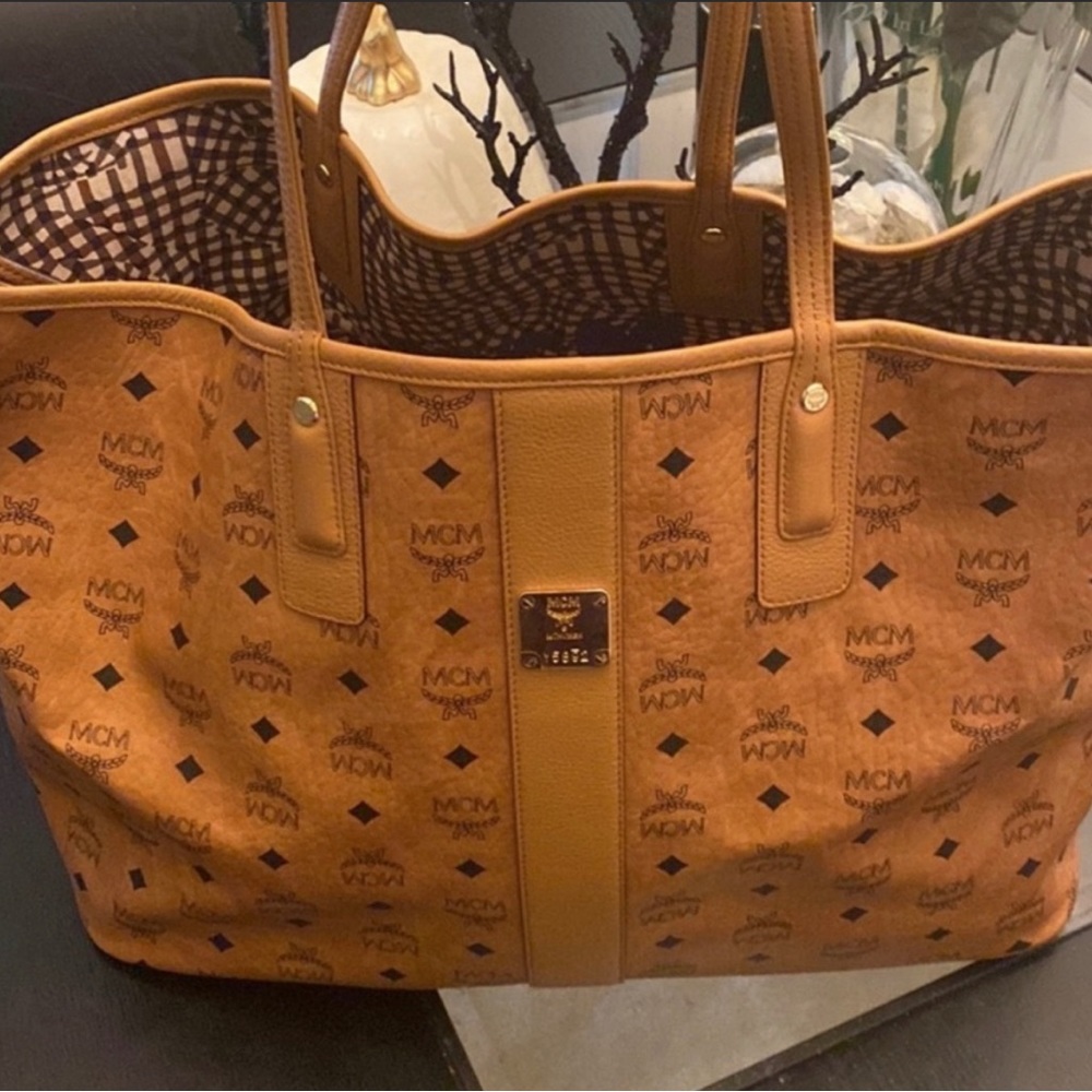 MCM Reversible Tote Large Travel Bag